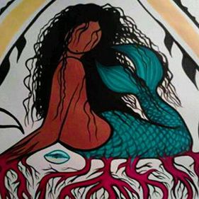 Simone McLeod Mermaid painting