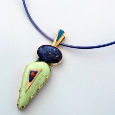 Endawi-giizhig (Both Sides Of The Sky) Ojibwe style necklace