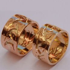 A Dancing Butterfly Will Show Us The Way Midewiwin Life Road wedding rings