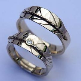 Ojibwe eagle feather diamond wedding rings Prayer to the North