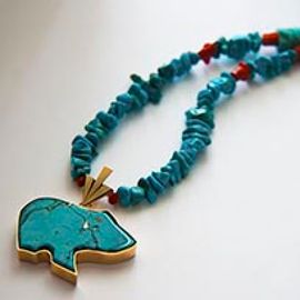 Dream of the spirit Berries Native American inspired necklace