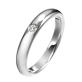 Platinum ladies' ring La Mia Stella Più Lucente