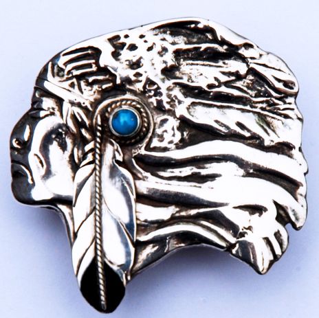 Lakota belt buckle