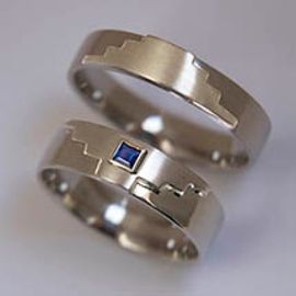 Native American wedding rings Power of Thunder
