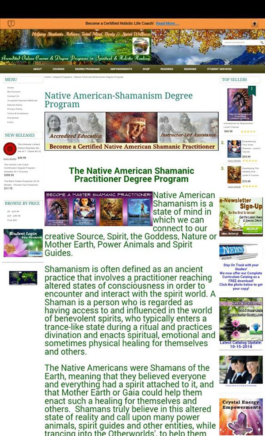Divine Blessings Academy home page 