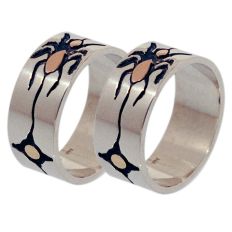Ojibwe wedding bands Thread of Life