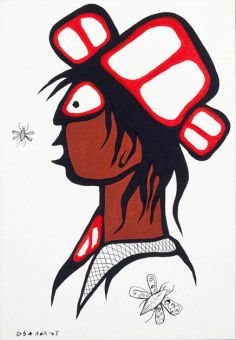 Miskwaabik Animikii Untitled Portrait 1975