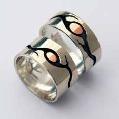 Wedding bands Ojibwe-style First Seed of Creation 