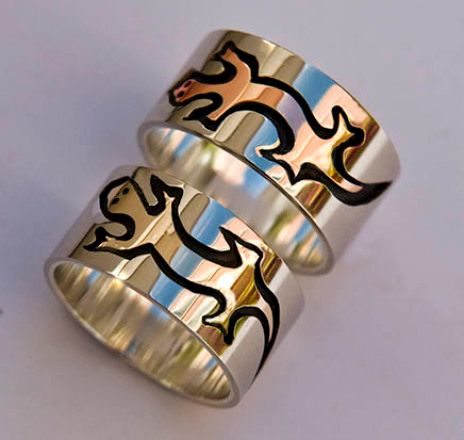 Fisher and Marten clan rings