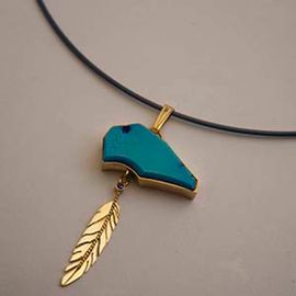 Bear fetish necklace Dance of the Sky Bear People