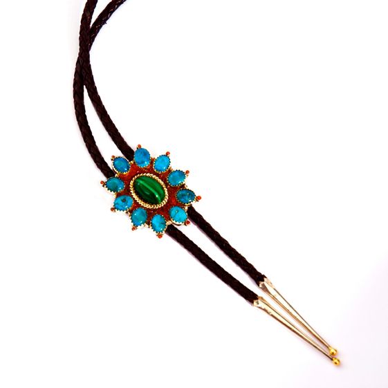 Native American bolo tie Morning Star