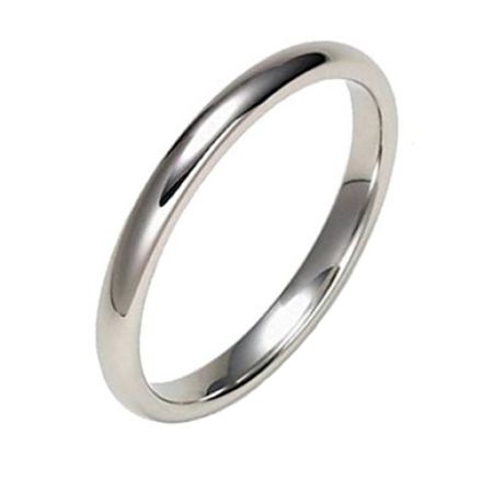 Platinum gent's ring Semplicità e Purezza