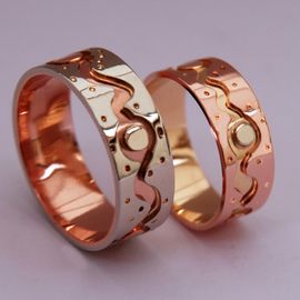 Ojibwe wedding rings Ninjichaag Babaamibizo 