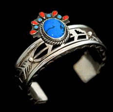 Five Ojibwe clans cuff bracelet