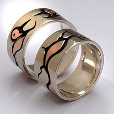 Ojibwe wedding rings Song of the Loon