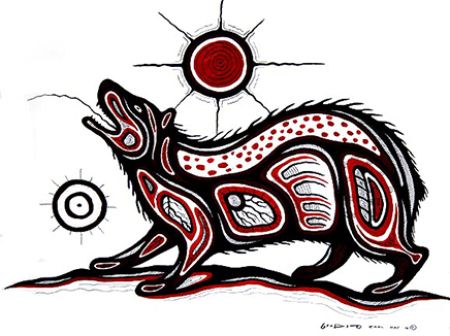 Anishinaabe Bear by Carl Ray